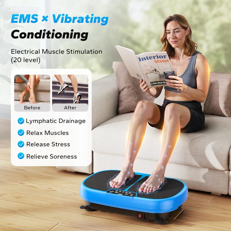 MR-M1L1 EMS Vibration Plate for Lymphatic Drainage & Weight Loss