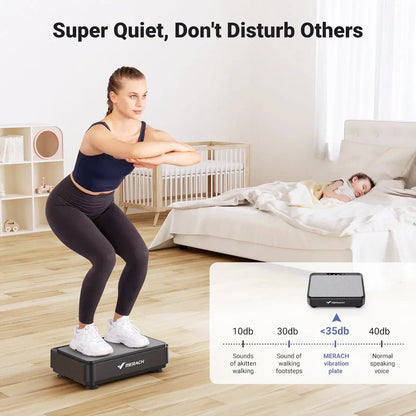 MR-2441B  Mini Whole Body Vibration Plate with tension ropes