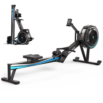 Merach NovaRow R50 Air-Resistance Rower Smooth and Realistic Rowing Feel