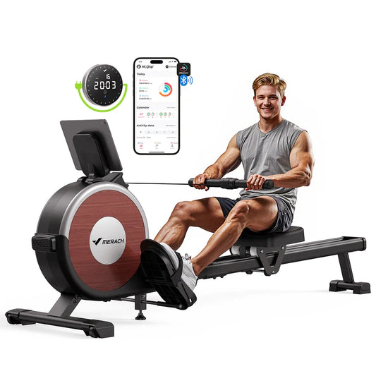 Merach Q1S Pro 1.0 Auto Electromagnetic Smart Fitness Rowing Machine