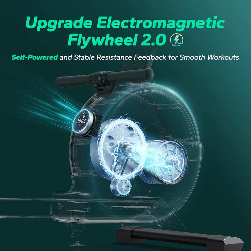 Q1S Pro 2.0 Self-Powered Auto Magnetic Rower