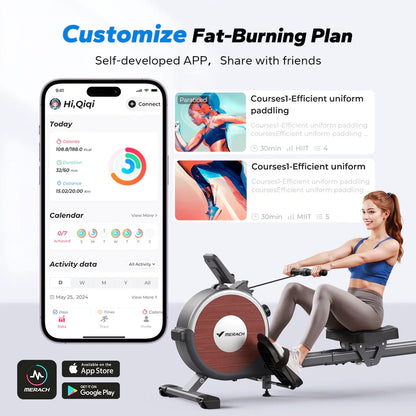 Merach Q1S-Manual Resistance Full Body Workout Affordable Rowing Machine