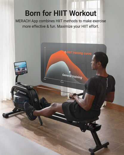 Water+Magnetic Rower R06 Home Workout Equipment - Merach US