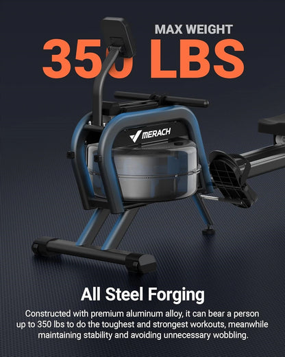 Water+Magnetic Rower R06 Home Workout Equipment - Merach US