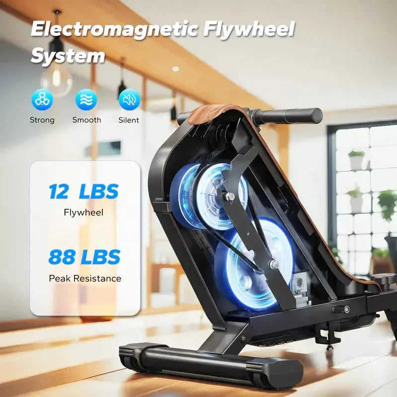 Home Workout Equipment R15 Pro Electromagnetic Rowing Machine - Merach US