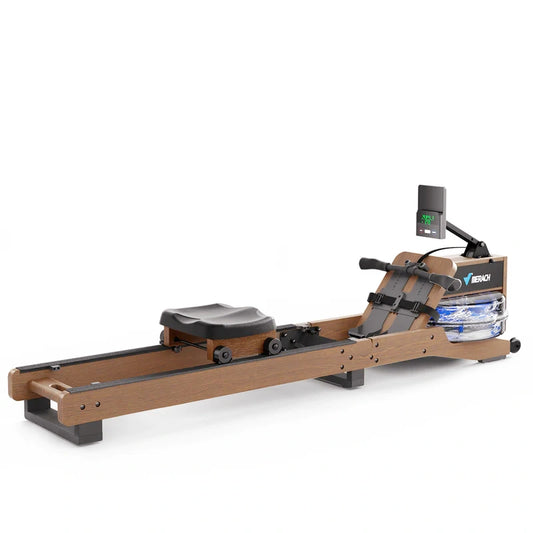 R23 Eco-Rubberwood Water Rowing Machine