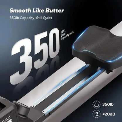 Economical Wood Rower R25 Rowing Machine with Magnetic Resistance - Merach US