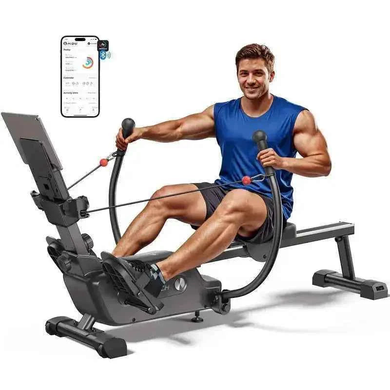 Real Rowing Feel--R26 Indoor Magnetic Rowing Machine – Merach US