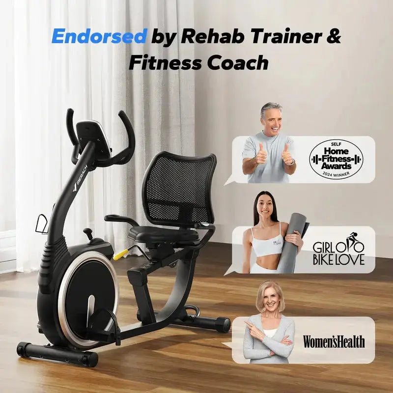 S19 Recumbent Exercise Bike for Pain-free Workouts - Merach US