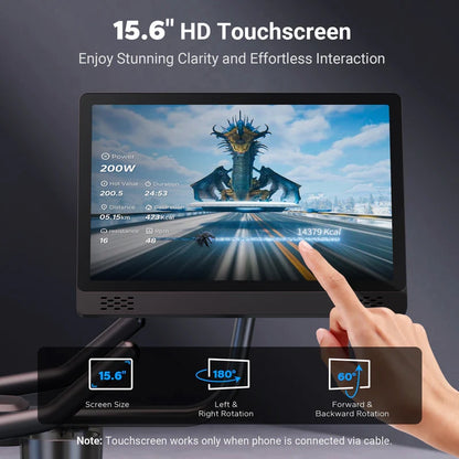 S26 Exercise Bike with HD Touchscreen