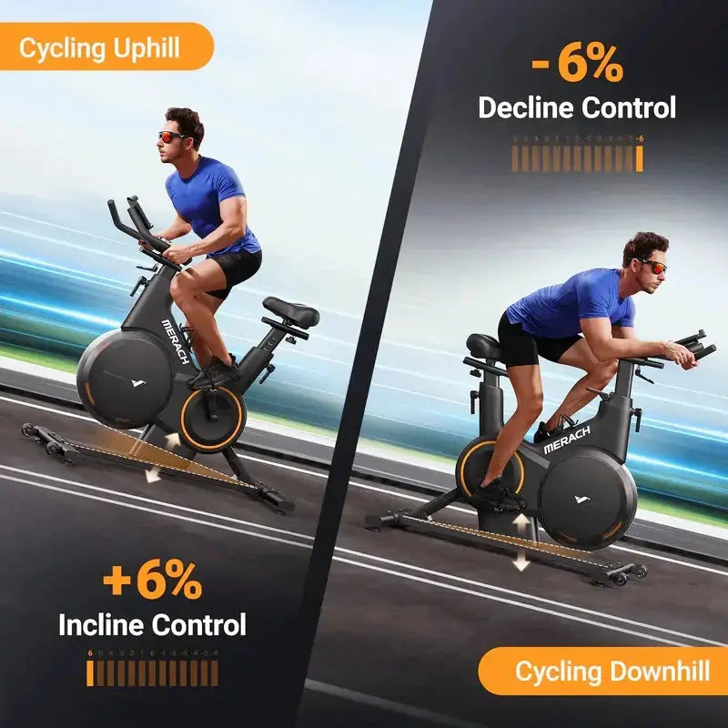 S28 Smart Off-Road Exercise Bike with ±6° Incline Merach