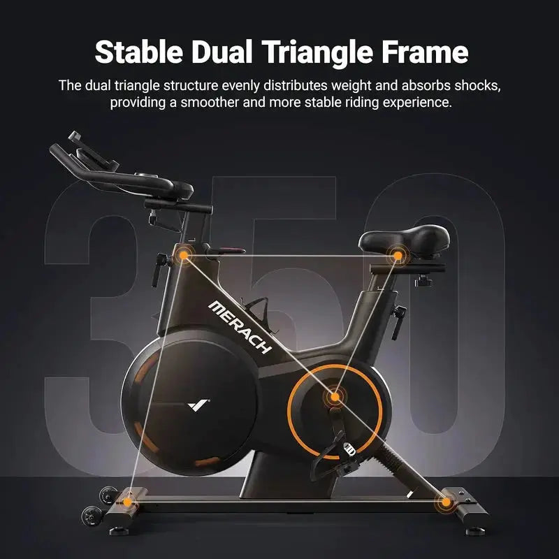 S28 Smart Off-Road Exercise Bike with ±6° Incline Merach