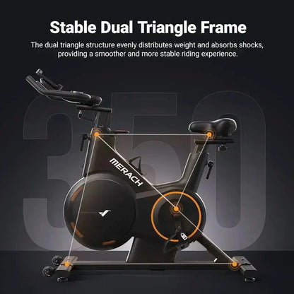 S28 Smart Off-Road Exercise Bike with ±6° Incline Merach