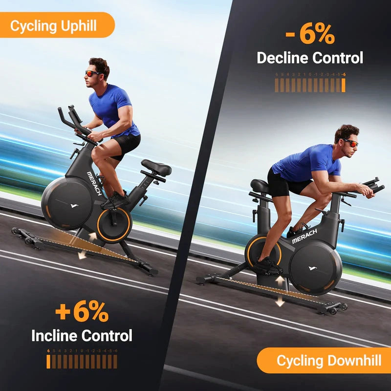 S28 Smart Off-Road Exercise Bike with ±6° Incline