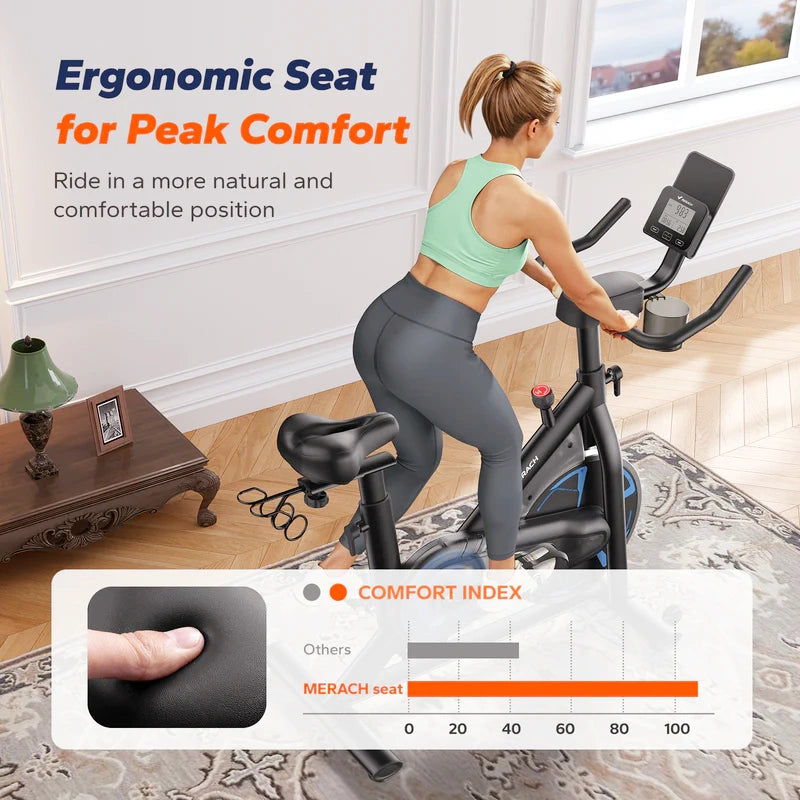 S36 Magnetic Exercise Bike with 330lbs Capacity