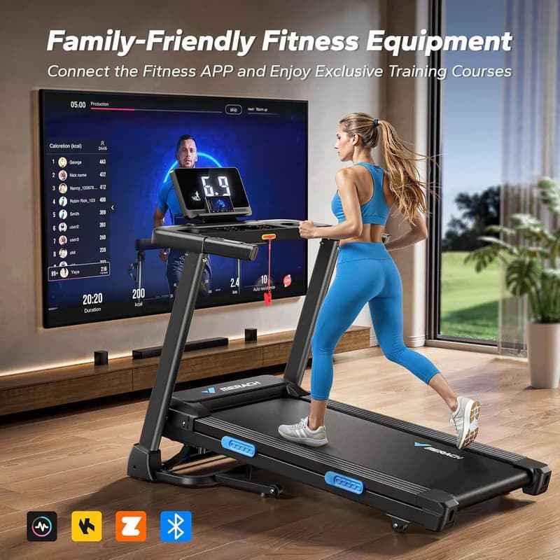 New Arrival T12B2  15% Auto Incline Foldable Treadmill