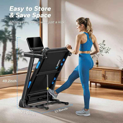 New Arrival T12B2  15% Auto Incline Foldable Treadmill