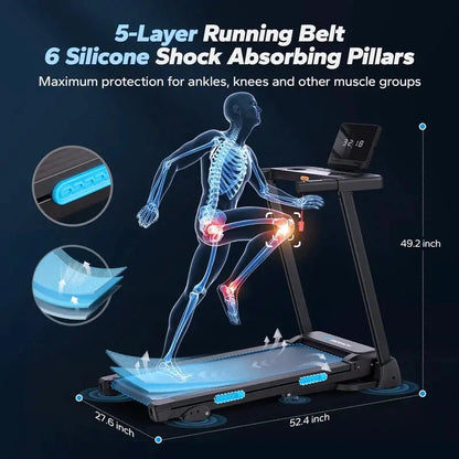 T12B1 Foldable Treadmill with 6% Incline Merach
