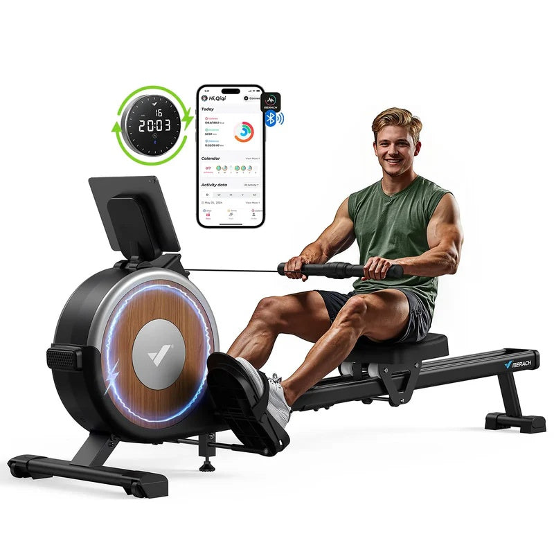 Merach Q1S Pro 2.0 Self-Powered Auto Magnetic Rowing Machine Gym - Merach US