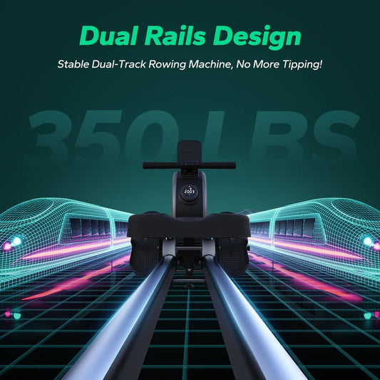 Merach Q1S Pro 2.0 Self-Powered Auto Magnetic Rowing Machine Gym - Merach US