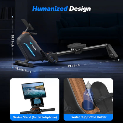 R15 Pro Electromagnetic Rowing Machine Suitable for Apartment - Merach US