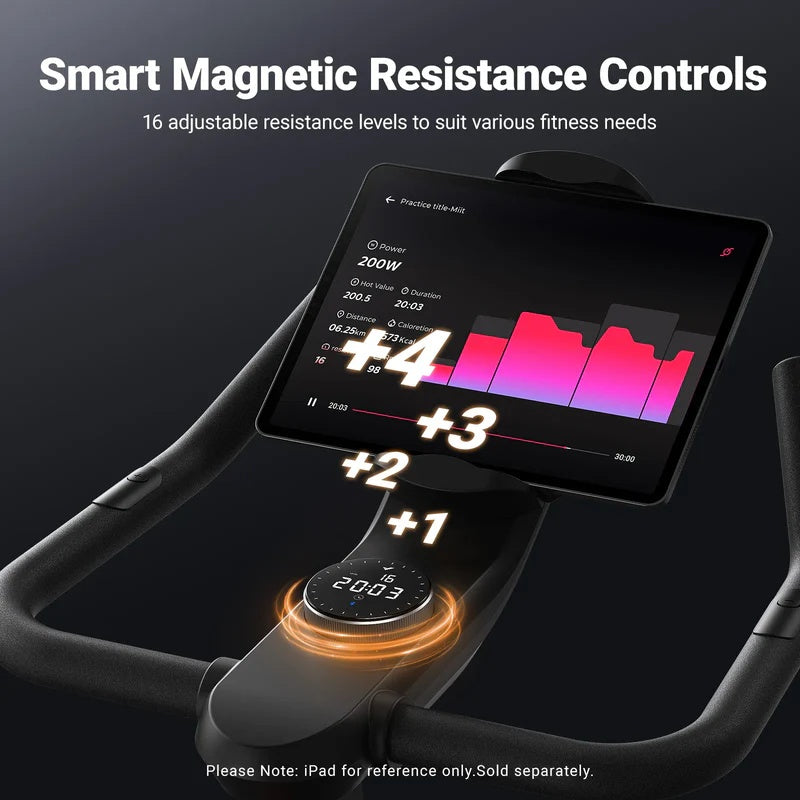 Merach S28 Smart Off-Road Exercise Bike with Adjustable Magnetic Resistance and ±6° Incline - Merach US