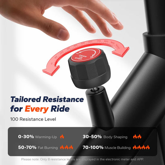 S36 Magnetic High Capacity Exercise Bike with 330lbs - Merach US