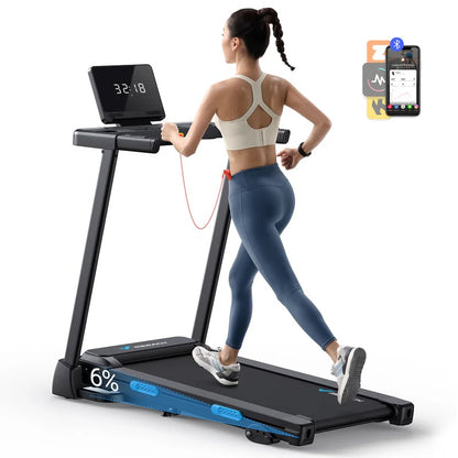 T12B1 Foldable Treadmill with 6% Incline - Merach US